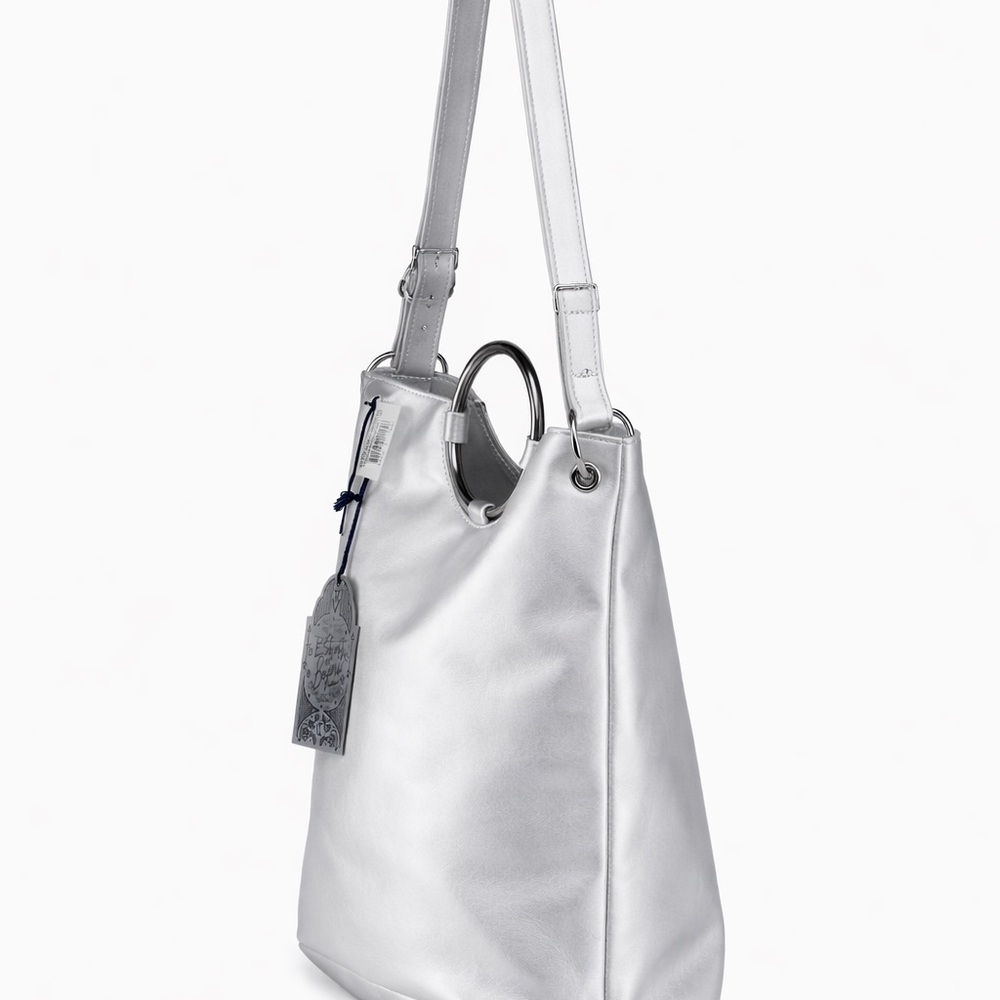 Silver Metallic Handbag - Picture 4 of 6